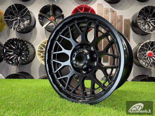 Ratlankis 4X4 fifteen52 Formula GT Cruiser style 17X9J 6X139.7 ET12 110.1 Satin black (Chevrolet Suburban ,Ford Ranger, Mitsubishi Pajero, Lexus LX/GX, Jeep Grand Wagoneer, Nissan Patrol, Toyota Land Cruiser/Hilux/4Runner/FJ Cruiser, VW Amarok)