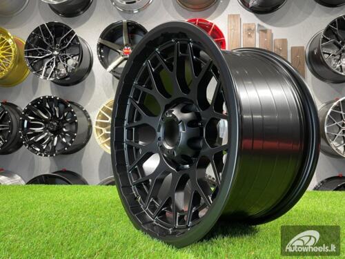 Ratlankis 4X4 fifteen52 Formula GT Cruiser style 17X9J 6X139.7 ET12 110.1 Satin black (Chevrolet Suburban ,Ford Ranger, Mitsubishi Pajero, Lexus LX/GX, Jeep Grand Wagoneer, Nissan Patrol, Toyota Land Cruiser/Hilux/4Runner/FJ Cruiser, VW Amarok)