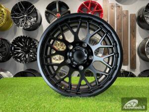 Ratlankis 4X4 fifteen52 Formula GT Cruiser style 17X9J 6X139.7 ET12 110.1 Satin black (Chevrolet Suburban ,Ford Ranger, Mitsubishi Pajero, Lexus LX/GX, Jeep Grand Wagoneer, Nissan Patrol, Toyota Land Cruiser/Hilux/4Runner/FJ Cruiser, VW Amarok)