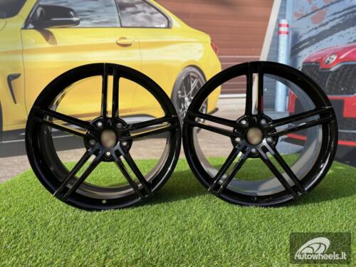 Ratlankis Forged Porsche Taycan style 21X9.5J 5X130 ET60 71.6 Gloss Black (Porsche Taycan/Panamera)