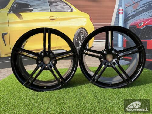 Ratlankis Forged Porsche Taycan style 21X9.5J 5X130 ET60 71.6 Gloss Black (Porsche Taycan/Panamera)