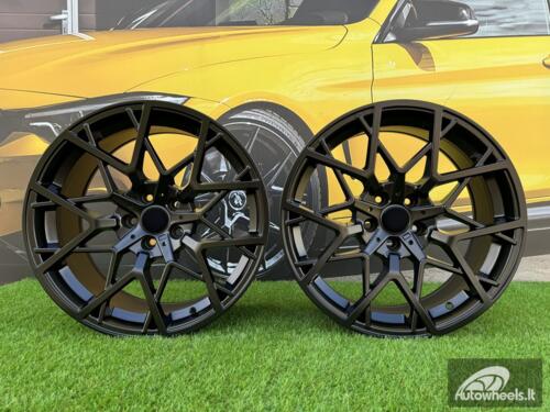 Ratlankis R19x8.5  5X112  ET  26  66.6  B1383  Black Half Matt (BLHM)  For BMW  (Z3+Z2)  (Rear+Front)