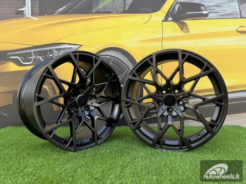 Ratlankis R19x8.5  5X112  ET  26  66.6  B1383  Black Half Matt (BLHM)  For BMW  (Z3+Z2)  (Rear+Front)