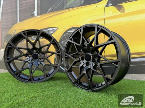 Ratlankis R19x8.5  5X112  ET  26  66.6  B1383  Black Half Matt (BLHM)  For BMW  (Z3+Z2)  (Rear+Front)