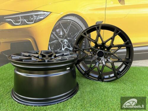 Ratlankis R19x8.5  5X112  ET  26  66.6  B1383  Black Half Matt (BLHM)  For BMW  (Z3+Z2)  (Rear+Front)