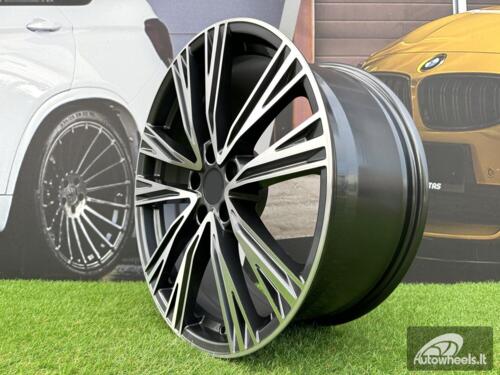 Ratlankis R19x8.5  5X112  ET  40  66.5  B1424  Grey Polished (MG)  For AUD  (P2+Z4)  ())