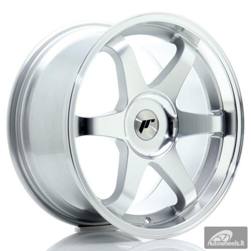 JR Wheels JR3 18x9 ET15-40 BLANK Silver Machined Face