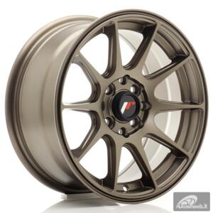 JR Wheels JR11 15x7 ET30 4x100/114 Matt Bronze