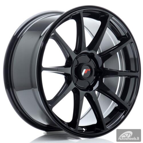 JR Wheels JR11 18x8,5 ET20-40 5H Blank Gloss Black