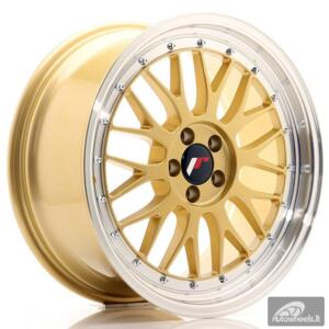 JR Wheels JR23 18x8,5 ET35 5x100 Gold w/Machined Lip