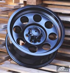 Ratlankis R16x8  6X114.3  ET  0  66.1  B1341  Black (BL)  For 4X4  (K3)  (Satin Black)