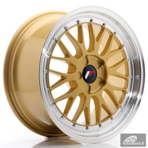 JR Wheels JR23 18x8,5 ET25-48 5H BLANK Gold w/Machined Lip