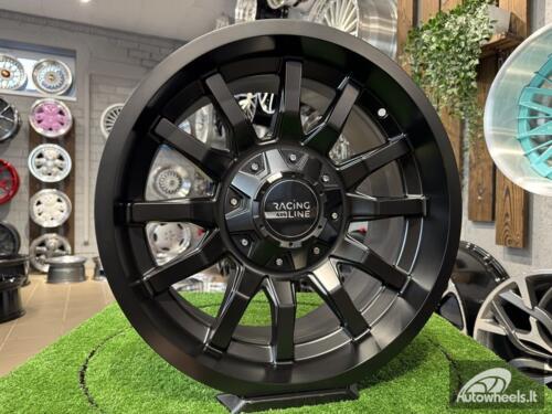 Ratlankis R18x9  6X114.3  ET  0  66.1  B1427  Black Half Matt (BLHM)  For 4X4  (P)  ()