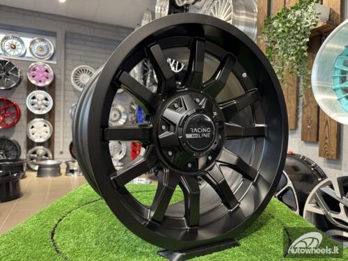 Ratlankis R18x9  6X114.3  ET  0  66.1  B1427  Black Half Matt (BLHM)  For 4X4  (P)  ()