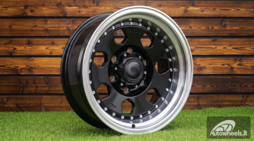 Ratlankis R16x10  6X139.7  ET  M36  110.1  B5169  Black+Polished Lip (BLPL)  For 4X4  (R)
