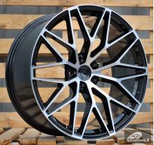Ratlankis R20x9  5X112  ET  26  66.5  3S1067  (IN0397)  Black Polished (MB)  For PORCH  (A)  (Rear+Front)