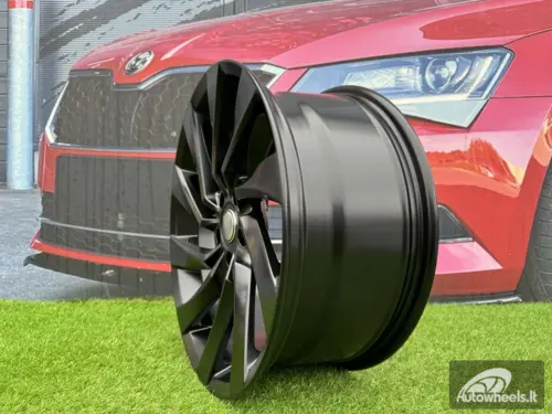 Ratlankis R18x8  5X100  ET  35  57.1  B5083  Black Half Matt (BLHM)  For VW  (P)  ()