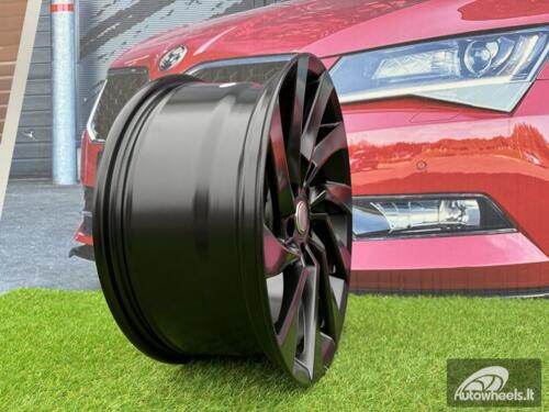 Ratlankis R18x8  5X100  ET  35  57.1  B5083  Black Half Matt (BLHM)  For VW  (P)  ()