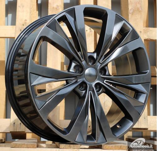 Ratlankis R20x8.5  5X108  ET  45  63.3  B1281  Hyper Black (HB)  For JAGUAR  (P)