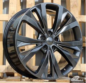 Ratlankis R20x8.5  5X108  ET  45  63.3  B1281  Hyper Black (HB)  For JAGUAR  (P)