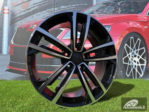 Ratlankis R18x7.5  5X112  ET  45  57.1  B1415  Black Polished (MB)  For VW  (Z1)  ()