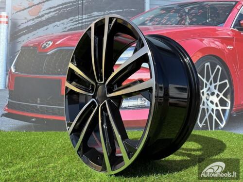 Ratlankis R18x7.5  5X112  ET  45  57.1  B1415  Black Polished (MB)  For VW  (Z1+Z6)  ()