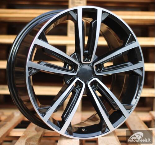 Ratlankis R18x7.5  5X112  ET  45  57.1  B1415  Black Polished (MB)  For VW  (Z3)  ()