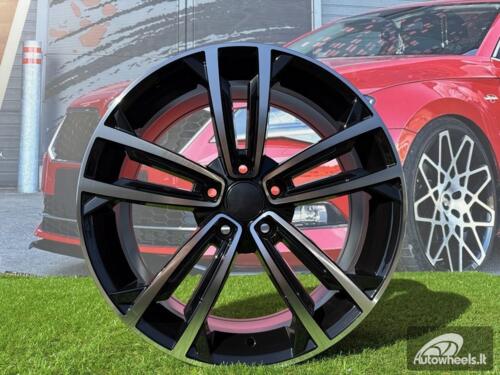 Ratlankis R18x7.5  5X112  ET  45  57.1  B1415  Black Polished (MB)  For VW  (Z3+Z1)  ()