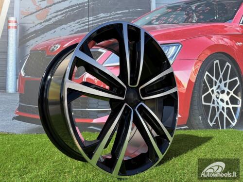 Ratlankis R18x7.5  5X112  ET  45  57.1  B1415  Black Polished (MB)  For VW  (Z3+Z1)  ()