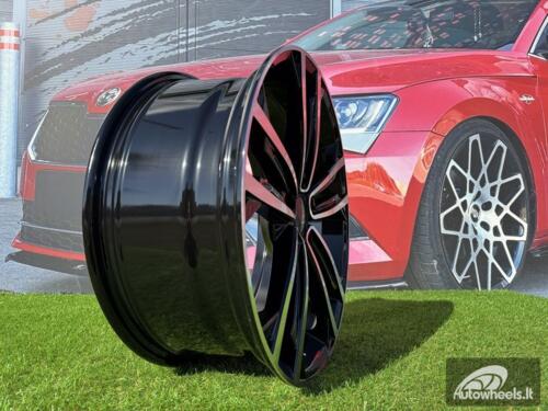 Ratlankis R18x7.5  5X112  ET  45  57.1  B1415  Black Polished (MB)  For VW  (Z3+Z1)  ()