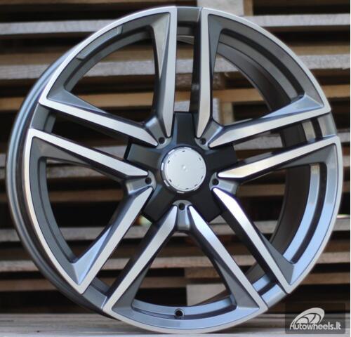 Ratlankis R19x8.5  5X112  ET  43  66.6  B1558  Grey Polished (MG)  For MER  (P)  (Rear+Front )