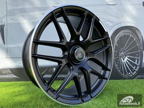 Ratlankis R22x10  5X130  ET  36  84.1  B5318  (IN7040)  Black Half Matt+Polished Lip (BLHMPL)  For MER  (K7)