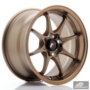 JR Wheels JR5 15x8 ET28 4x100 Dark Anodized Bronze