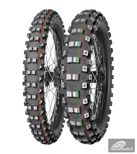 Padanga 60/100-12 MITAS TERRA FORCE-MX MH 36M TT RED&GREEN