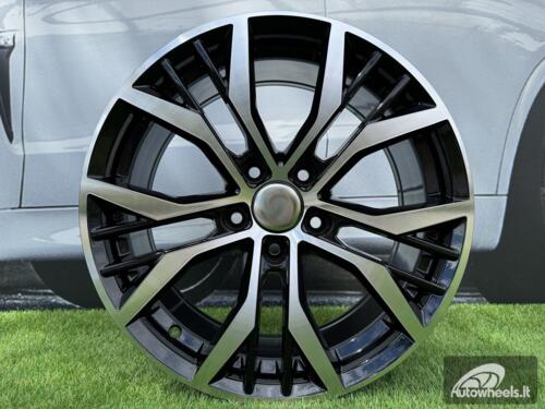 Ratlankis R19x8  5X112  ET  45  57.1  BK713  Black Polished (MB)  For VW  (K2+K4)