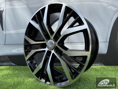 Ratlankis R19x8  5X112  ET  45  57.1  BK713  Black Polished (MB)  For VW  (K2+K4)