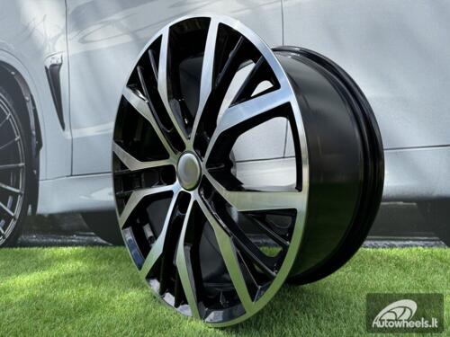 Ratlankis R19x8  5X112  ET  45  57.1  BK713  Black Polished (MB)  For VW  (K2+K4)