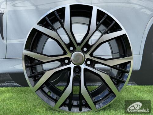 Ratlankis R19x8  5X112  ET  45  57.1  BK713  Black Polished (MB)  For VW  (K4+Z4)