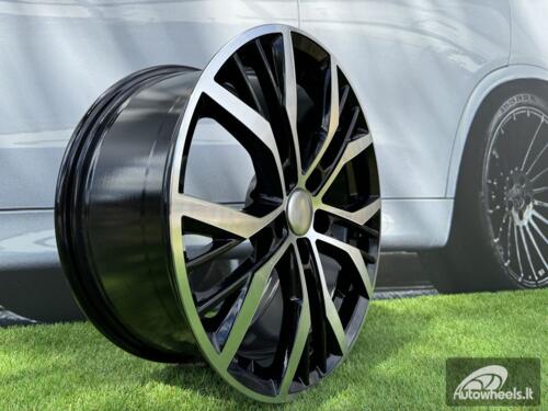 Ratlankis R19x8  5X112  ET  45  57.1  BK713  Black Polished (MB)  For VW  (K4+Z4)