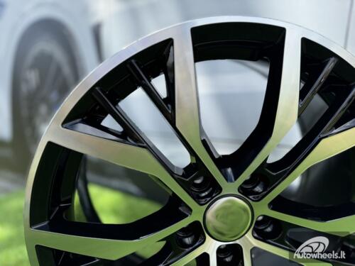 Ratlankis R19x8  5X112  ET  45  57.1  BK713  Black Polished (MB)  For VW  (K4+Z4)