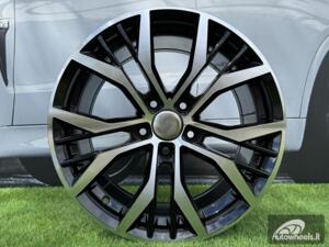Ratlankis R17x7.5  5X112  ET  45  57.1  BK713  Black Polished (MB)  For VW  (D4+Z4)