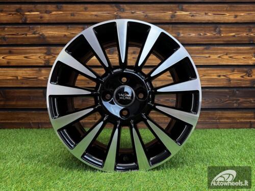 Ratlankis R15x6  4X98  ET  35  58.1  BK743  Black Polished (MB)  For FIAT  (R)