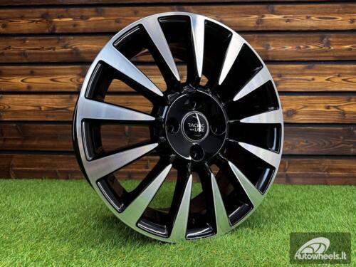 Ratlankis R15x6  4X98  ET  35  58.1  BK743  Black Polished (MB)  For FIAT  (R)