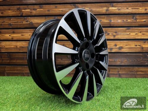 Ratlankis R15x6  4X98  ET  35  58.1  BK743  Black Polished (MB)  For FIAT  (R)
