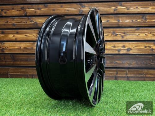 Ratlankis R15x6  4X98  ET  35  58.1  BK743  Black Polished (MB)  For FIAT  (R)