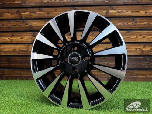Ratlankis R15x6  4X98  ET  35  58.1  BK743  Black Polished (MB)  For FIAT  (R)