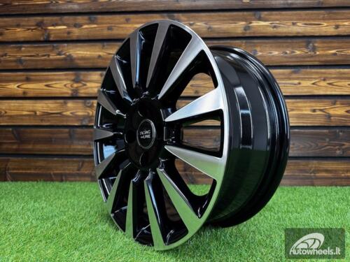 Ratlankis R15x6  4X98  ET  35  58.1  BK743  Black Polished (MB)  For FIAT  (R)