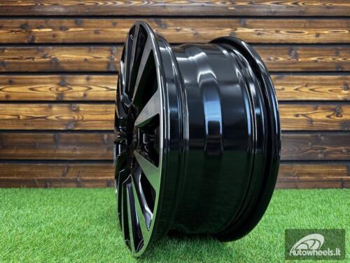 Ratlankis R15x6  4X98  ET  35  58.1  BK743  Black Polished (MB)  For FIAT  (R)
