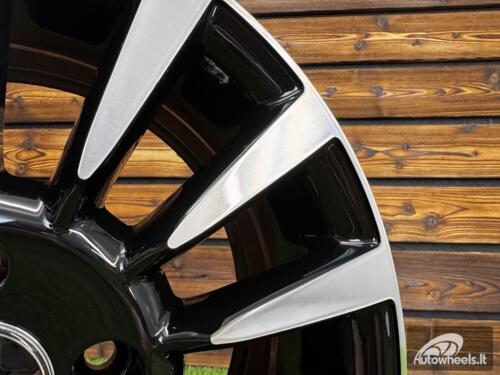 Ratlankis R15x6  4X98  ET  35  58.1  BK743  Black Polished (MB)  For FIAT  (R)
