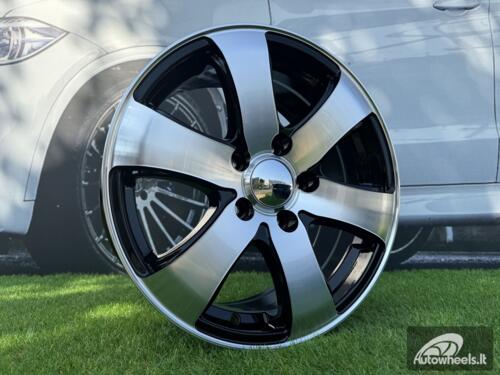 Ratlankis R16x7  6X130  ET  55  84.1  BK747  Black Polished (MB)  For MER  (K2)  ((max 1400kg))